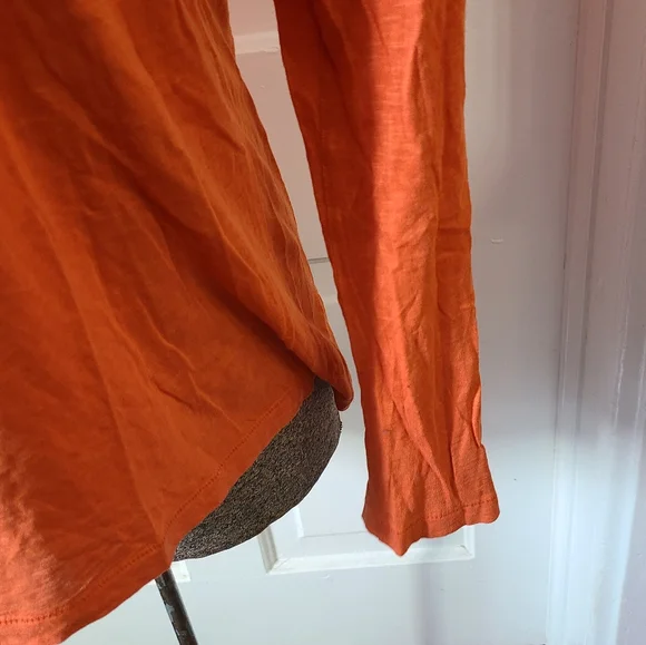 Orange Ruffled Top - Picture 3 of 6